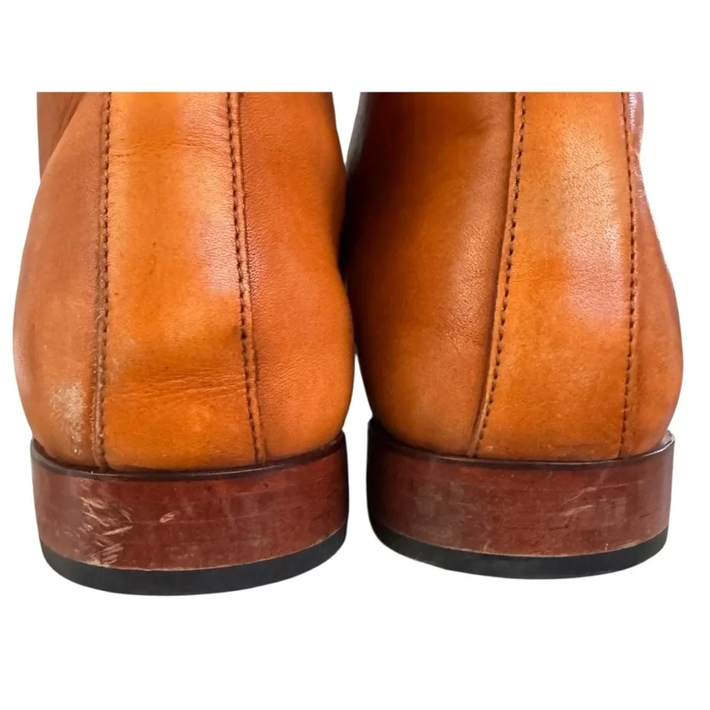 3DM Lifestyle Men's Toecap Derby‎ Boots Tan Leather Lace-Up Boots size 13